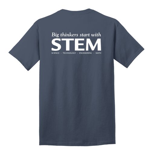 STEM Adult T-Shirt - White Imprint (KA-PC54-STEM-W) image thumbnail