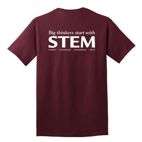 STEM Adult T-Shirt - White Imprint (KA-PC54-STEM-W) image thumbnail