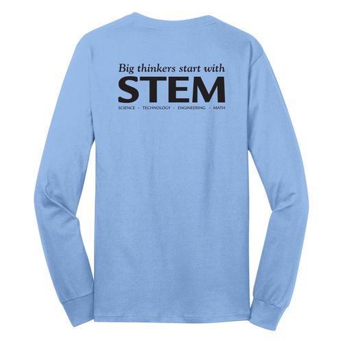 STEM Adult Long Sleeve T-Shirt - Black Imprint (KA-PC54LS-STEM-B) image thumbnail