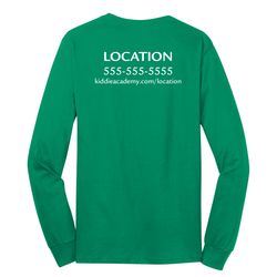 Image of Billboard Adult Long Sleeve T-Shirt - White Imprint (KA-PC54LS-BILB-W)