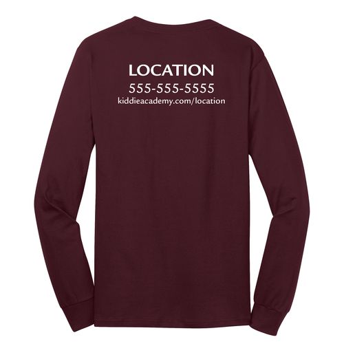 Billboard Adult Long Sleeve T-Shirt - White Imprint (KA-PC54LS-BILB-W) image thumbnail