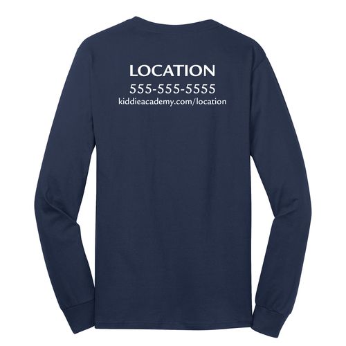 Billboard Adult Long Sleeve T-Shirt - White Imprint (KA-PC54LS-BILB-W) image thumbnail