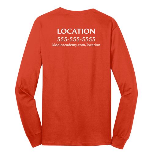 Billboard Adult Long Sleeve T-Shirt - White Imprint (KA-PC54LS-BILB-W) image thumbnail