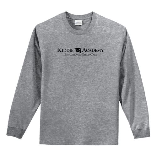 Essential Tee Adult Long Sleeve w/ Standard KA Logo - Black Imprint (KA-PC61LS-B) image thumbnail