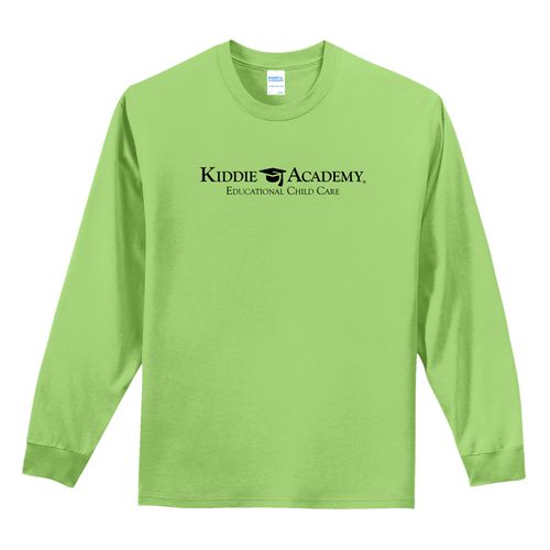 Essential Tee Adult Long Sleeve w/ Standard KA Logo - Black Imprint (KA-PC61LS-B) image thumbnail