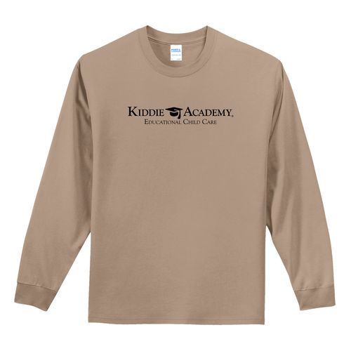 Essential Tee Adult Long Sleeve w/ Standard KA Logo - Black Imprint (KA-PC61LS-B) image thumbnail