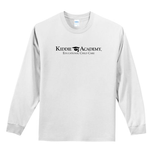 Essential Tee Adult Long Sleeve w/ Standard KA Logo - Black Imprint (KA-PC61LS-B) image thumbnail
