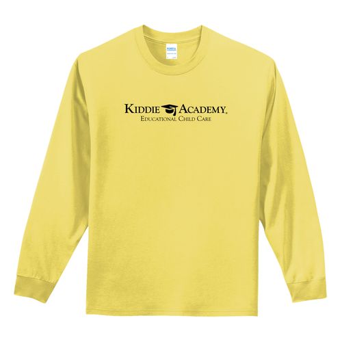 Essential Tee Adult Long Sleeve w/ Standard KA Logo - Black Imprint (KA-PC61LS-B) image thumbnail