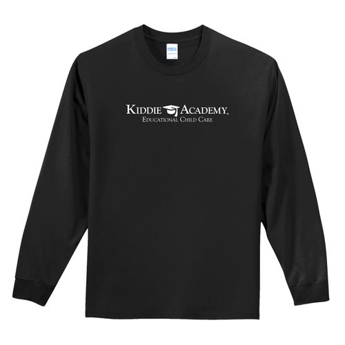 Essential Tee Adult Long Sleeve w/ Standard KA Logo - White Imprint (KA-PC61LS-W) image thumbnail