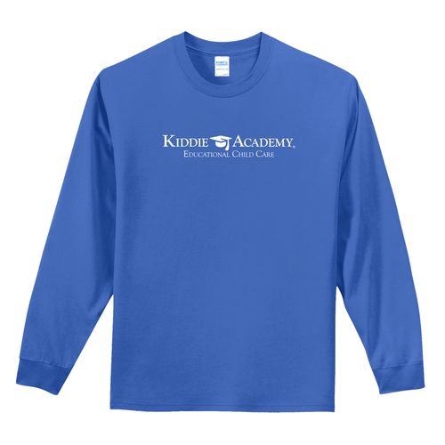 Essential Tee Adult Long Sleeve w/ Standard KA Logo - White Imprint (KA-PC61LS-W) image thumbnail