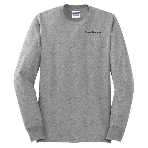 Unisex 50/50 Long Sleeve T-Shirt - Black Imprint (KA-29LS-B) image thumbnail