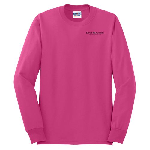 Unisex 50/50 Long Sleeve T-Shirt - Black Imprint (KA-29LS-B) image thumbnail