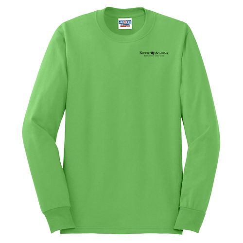 Unisex 50/50 Long Sleeve T-Shirt - Black Imprint (KA-29LS-B) image thumbnail