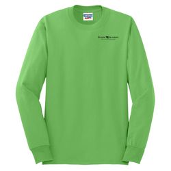 Image of Unisex 50/50 Long Sleeve T-Shirt - Black Imprint (KA-29LS-B)