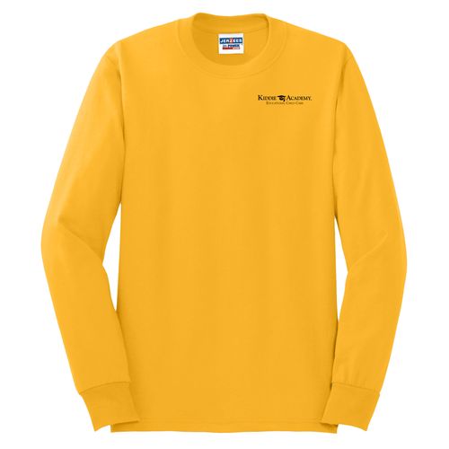 Unisex 50/50 Long Sleeve T-Shirt - Black Imprint (KA-29LS-B) image thumbnail