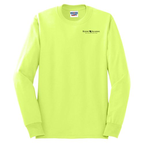 Unisex 50/50 Long Sleeve T-Shirt - Black Imprint (KA-29LS-B) image thumbnail