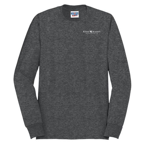 Unisex 50/50 Long Sleeve T-Shirt - White Imprint (KA-29LS-W) image thumbnail
