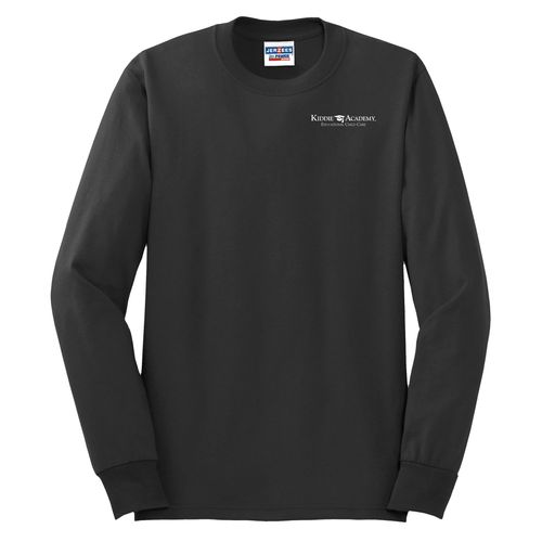 Unisex 50/50 Long Sleeve T-Shirt - White Imprint (KA-29LS-W) image thumbnail
