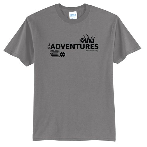 CampVentures Adult T-Shirt - Black Imprint (KA-PC55-CV-B) image thumbnail