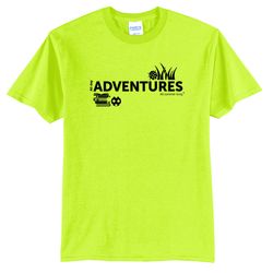 Image of CampVentures Adult T-Shirt - Black Imprint (KA-PC55-CV-B)
