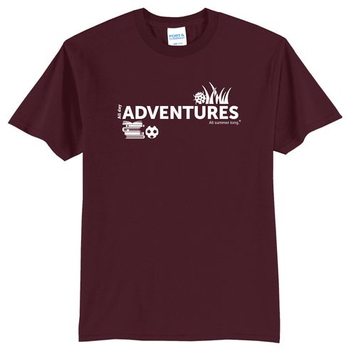 CampVentures Adult T-Shirt - White Imprint (KA-PC55-CV-W) image thumbnail