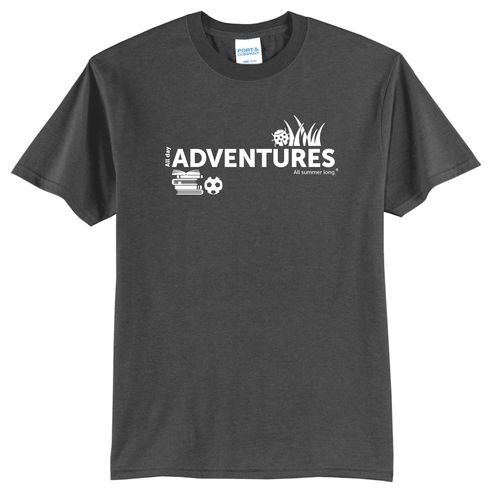 CampVentures Adult T-Shirt - White Imprint (KA-PC55-CV-W) image thumbnail