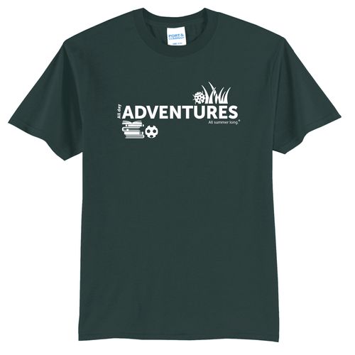 CampVentures Adult T-Shirt - White Imprint (KA-PC55-CV-W) image thumbnail
