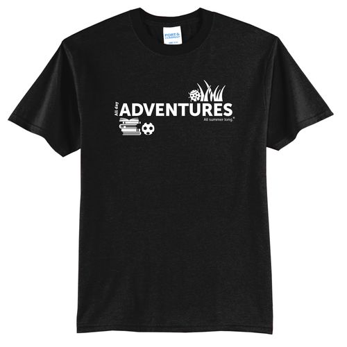 CampVentures Adult T-Shirt - White Imprint (KA-PC55-CV-W) image thumbnail