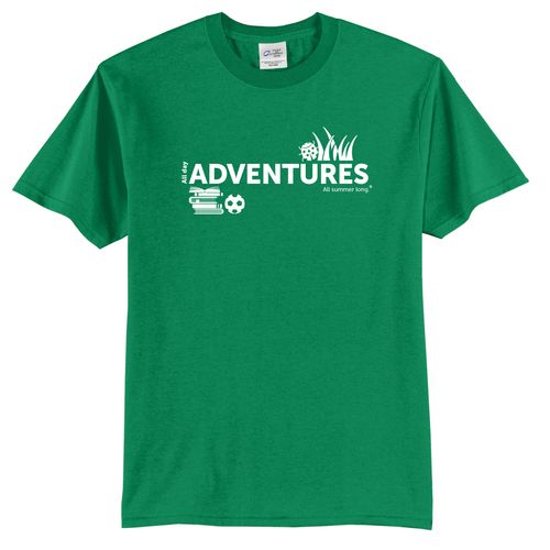 CampVentures Adult T-Shirt - White Imprint (KA-PC55-CV-W) image thumbnail