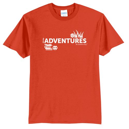 CampVentures Adult T-Shirt - White Imprint (KA-PC55-CV-W) image thumbnail