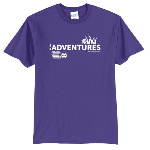 CampVentures Adult T-Shirt - White Imprint (KA-PC55-CV-W) image thumbnail