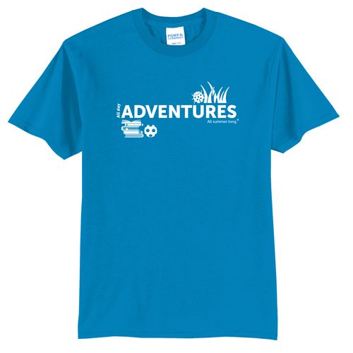 CampVentures Adult T-Shirt - White Imprint (KA-PC55-CV-W) image thumbnail