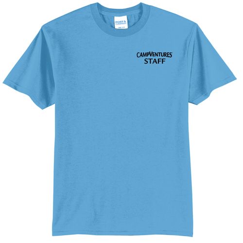 CampVentures Adult Staff T-Shirt - Black Imprint (KA-PC55-CVSTF-B) image thumbnail