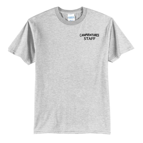 CampVentures Adult Staff T-Shirt - Black Imprint (KA-PC55-CVSTF-B) image thumbnail