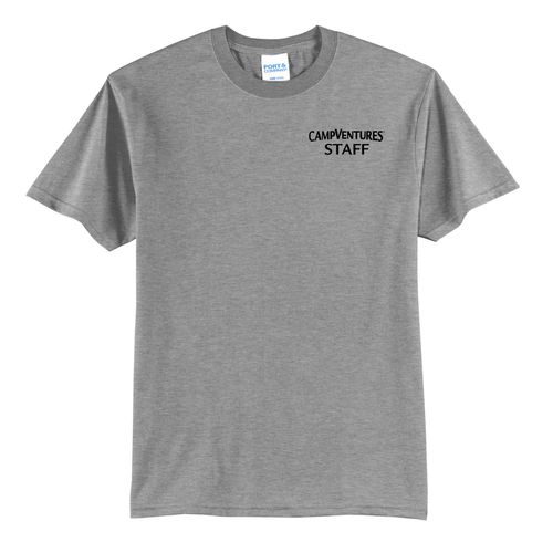 CampVentures Adult Staff T-Shirt - Black Imprint (KA-PC55-CVSTF-B) image thumbnail