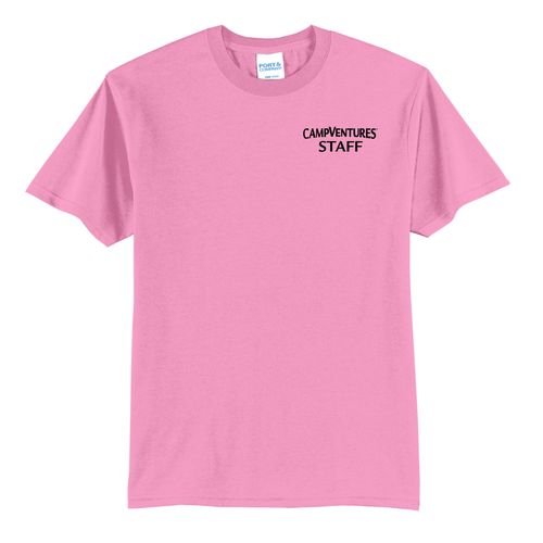 CampVentures Adult Staff T-Shirt - Black Imprint (KA-PC55-CVSTF-B) image thumbnail