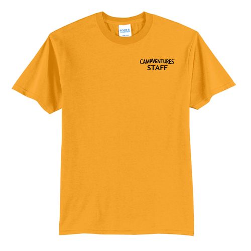 CampVentures Adult Staff T-Shirt - Black Imprint (KA-PC55-CVSTF-B) image thumbnail