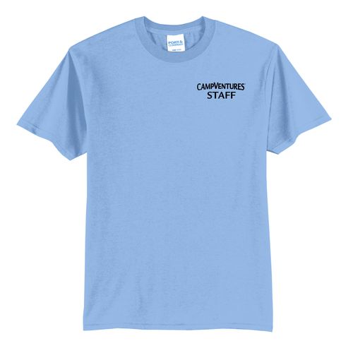CampVentures Adult Staff T-Shirt - Black Imprint (KA-PC55-CVSTF-B) image thumbnail