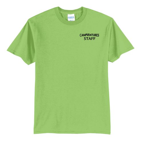 CampVentures Adult Staff T-Shirt - Black Imprint (KA-PC55-CVSTF-B) image thumbnail