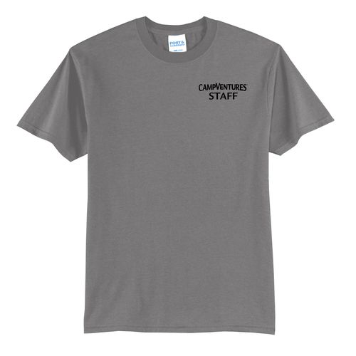 CampVentures Adult Staff T-Shirt - Black Imprint (KA-PC55-CVSTF-B) image thumbnail