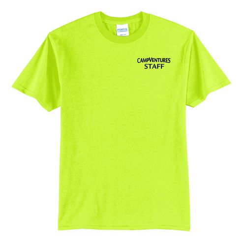 CampVentures Adult Staff T-Shirt - Black Imprint (KA-PC55-CVSTF-B) image thumbnail