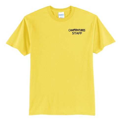 CampVentures Adult Staff T-Shirt - Black Imprint (KA-PC55-CVSTF-B) image thumbnail