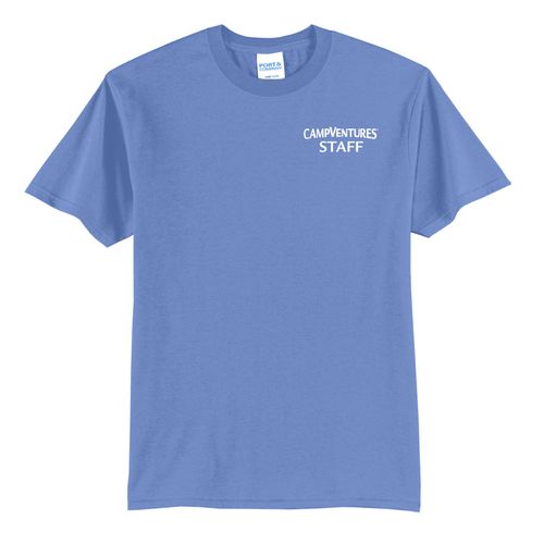 CampVentures Adult Staff T-Shirt - White Imprint (KA-PC55-CVSTF-W) image thumbnail
