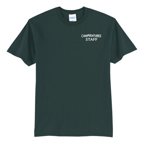 CampVentures Adult Staff T-Shirt - White Imprint (KA-PC55-CVSTF-W) image thumbnail
