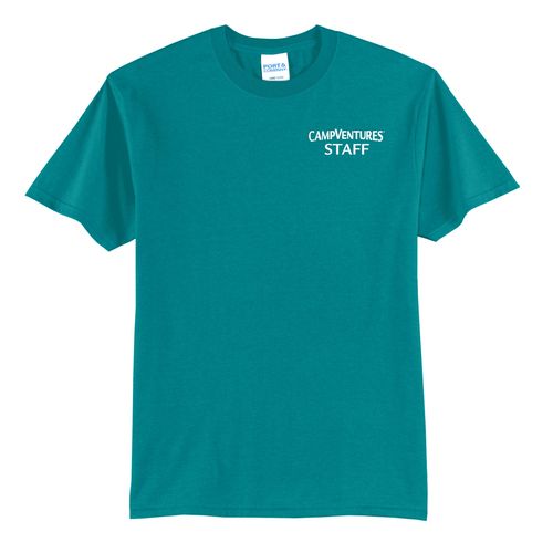 CampVentures Adult Staff T-Shirt - White Imprint (KA-PC55-CVSTF-W) image thumbnail