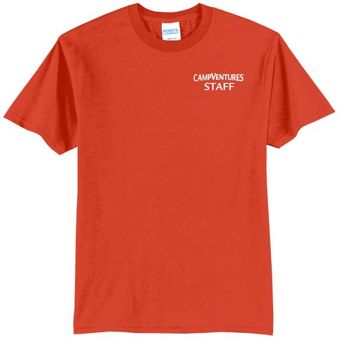 CampVentures Adult Staff T-Shirt - White Imprint (KA-PC55-CVSTF-W) image thumbnail