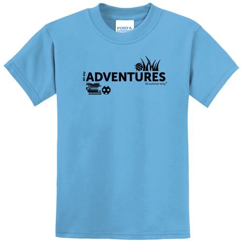 CampVentures Youth T-Shirt - Black Imprint (KA-PC55Y-CV-B) image thumbnail