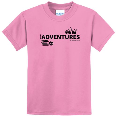 CampVentures Youth T-Shirt - Black Imprint (KA-PC55Y-CV-B) image thumbnail
