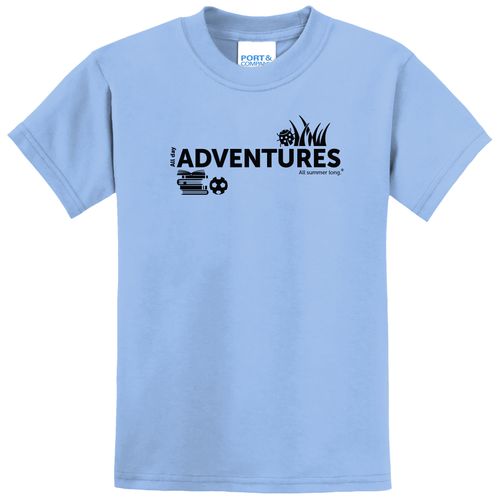 CampVentures Youth T-Shirt - Black Imprint (KA-PC55Y-CV-B) image thumbnail