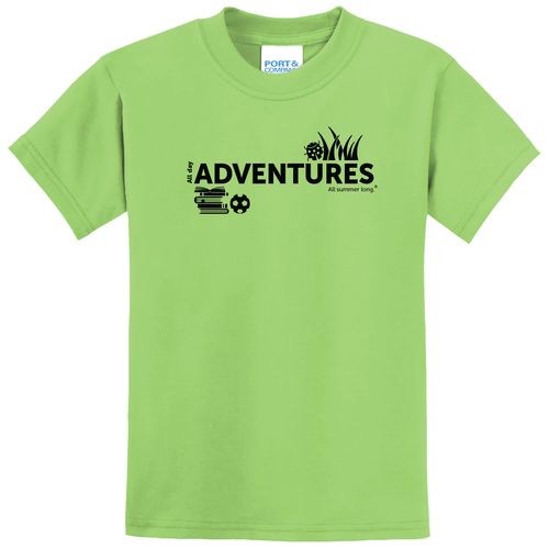 CampVentures Youth T-Shirt - Black Imprint (KA-PC55Y-CV-B) image thumbnail